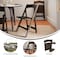 Flash Furniture Holden Commercial Grade Early American Solid Wood Folding Dining Chair ZH-8005-3-EAW-GG - alternate 9